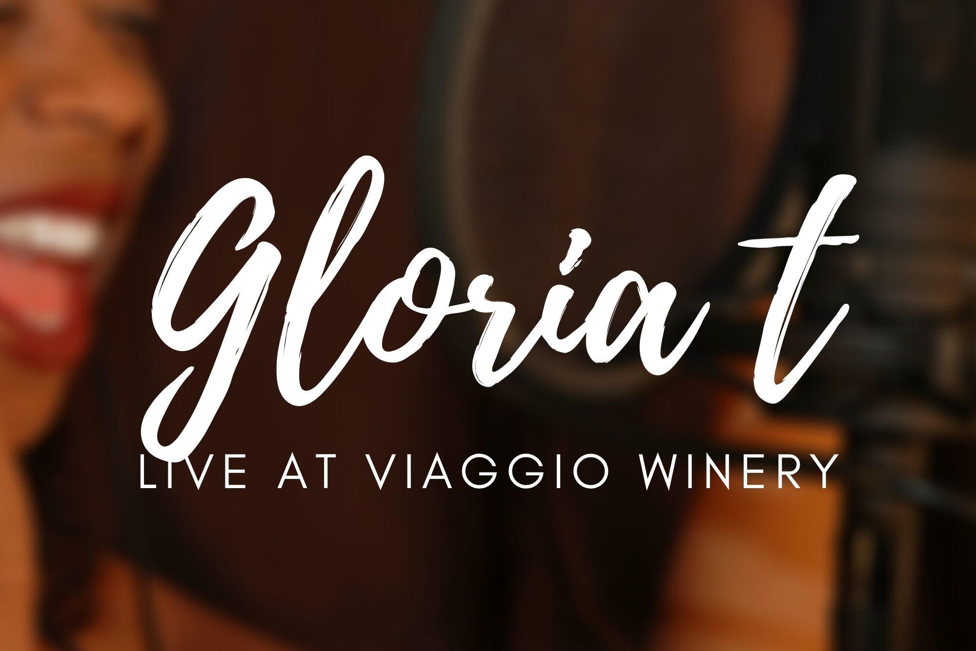 Gloria T performing at Viaggio Winery